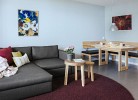 Sofa und Essplatz