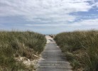 Strandaufgang vor der Tür 
