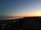Sonnenuntergang auf dem Balkon