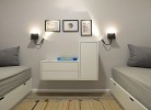 Schlafzimmer mit 2 Einzelbetten  unten
